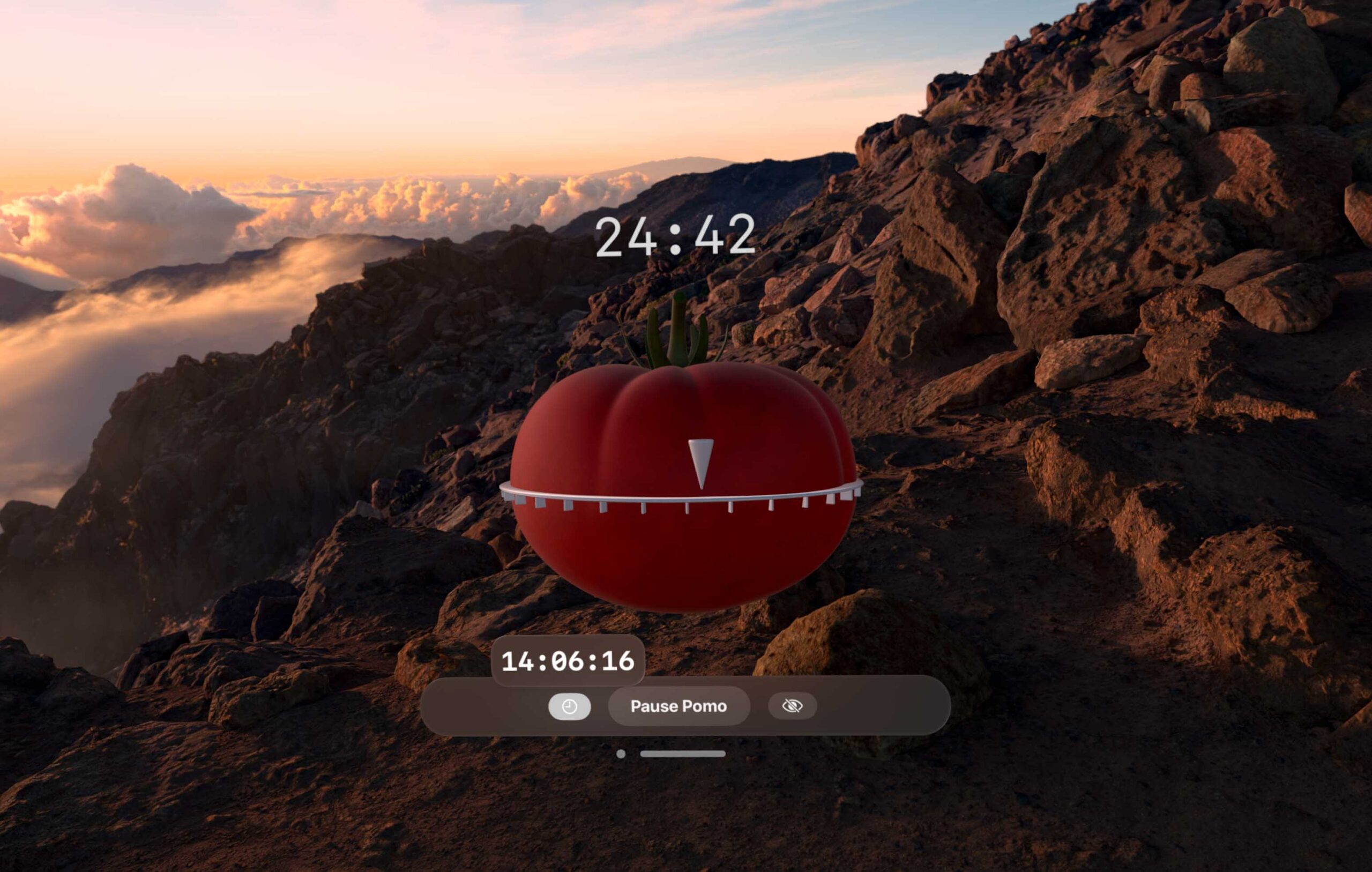 A Pomodoro Timer (Apple Vision Pro)